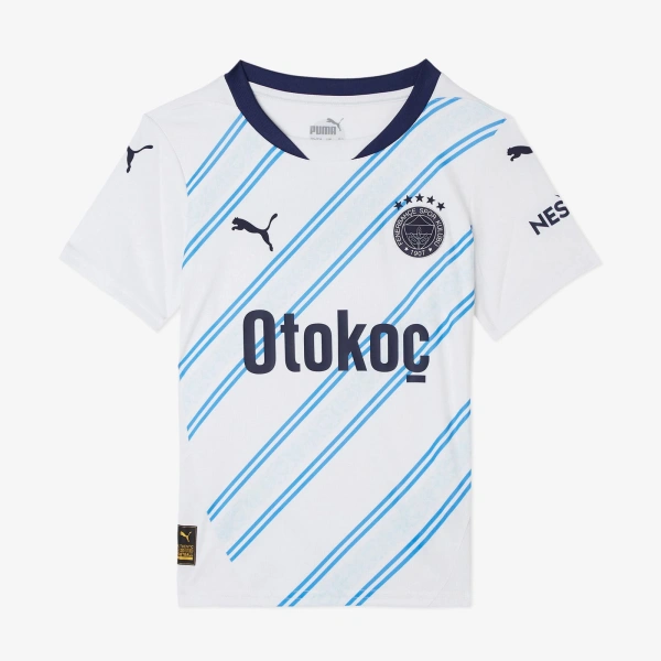 Puma 775371-02 Fenerbahçe 24/25 Çocuk Unisex Deplasman Forması Beyaz-Lacivert