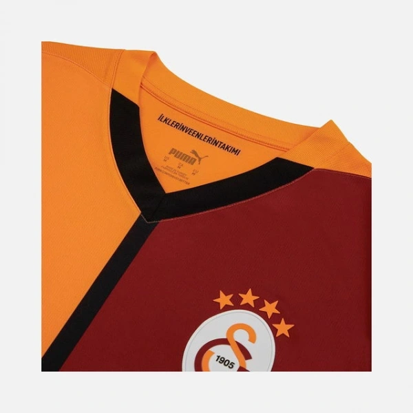 Puma 779650-01 Galatasaray 24/25 Erkek İç Saha Parçalı Forma Sarı-Kırmızı