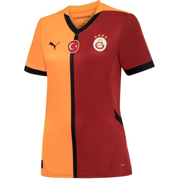 Puma 779656-01 Galatasaray 24/25 Kadın İç Saha Parçalı Forması Sarı-Kırmızı