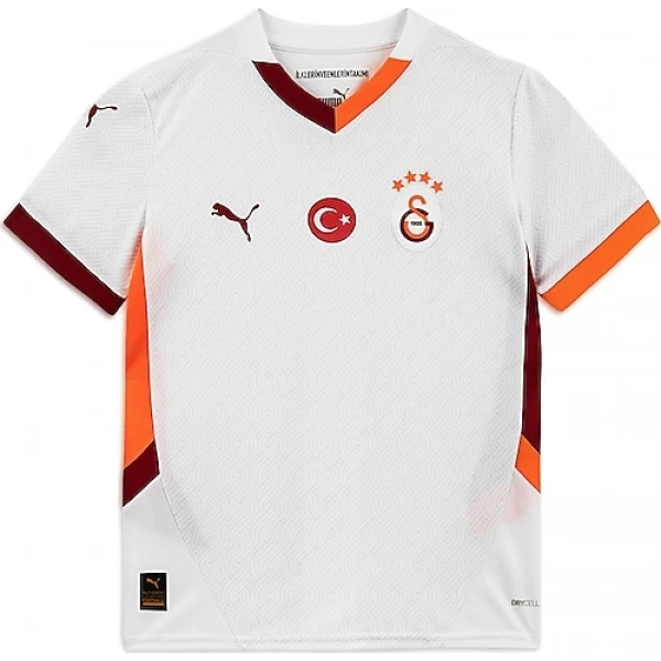 Puma 779660-02 Galatasaray 24/25 Çocuk Unisex Deplasman Forması Beyaz
