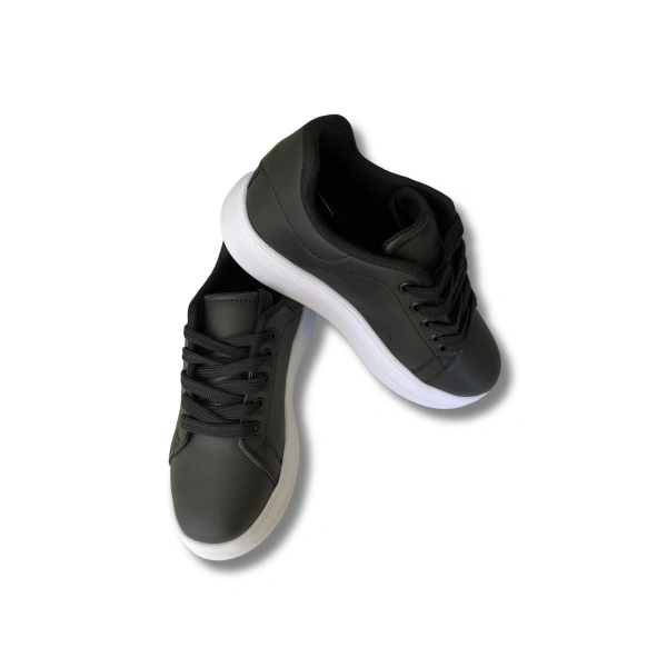 Belix-Sammix Erkek Çocuk Spor Ayakkabısı 28-35 Siyah-Beyaz