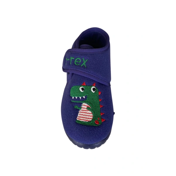 Soylu Yumuşak Nakışlı Erkek Çocuk Pandufu Lacivert