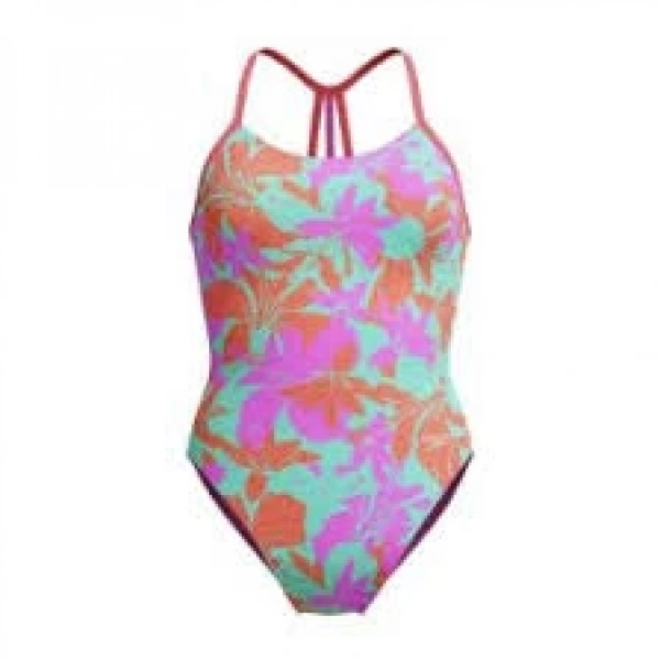 Speedo Alv Lline Bk 1pc Jf Purple Kız Çocuk Mayosu Mor