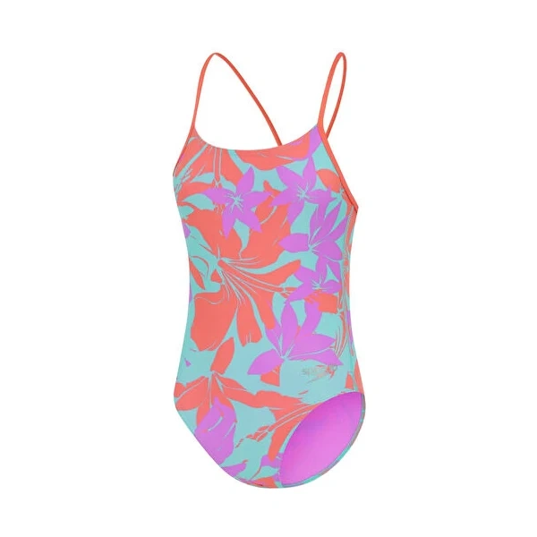 Speedo Alv Lline Bk 1pc Jf Purple Kız Çocuk Mayosu Mor