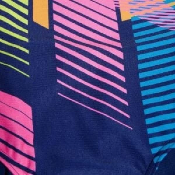 Speedo Digital Baskı Splashback Kız Çocuk Yüzücü Mayosu Gökkuşağı