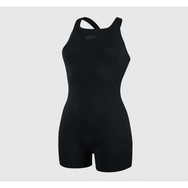 Speedo Eco Endurance Legsuit Kadın Yüzücü Mayosu Siyah