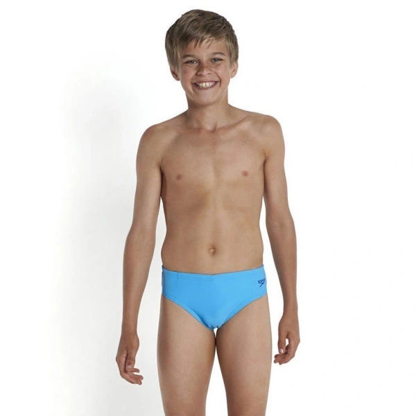 Speedo Logo Endurance 10 Brief Erkek Çocuk Yüzücü Mayosu Mavi