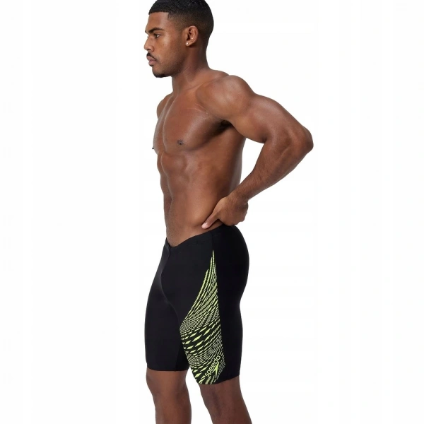 Speedo Medley Logo Jam-mer Erkek Mayo Şort Siyah-Yeşil