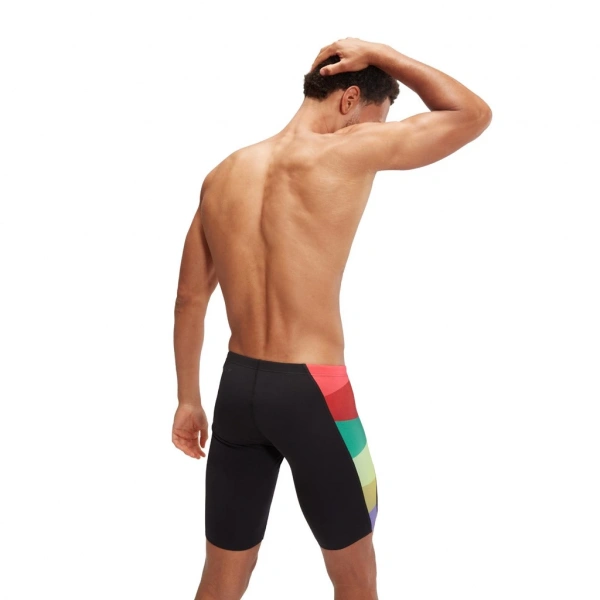 Speedo Placement Digital V-Cut Jam-mer Erkek Yüzücü Mayosu Siyah-Renkli