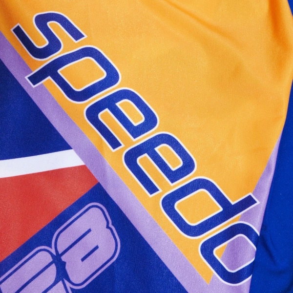 Speedo Placement V Cut Digital Jam-mer Erkek Çocuk Yüzücü Mayosu Mavi