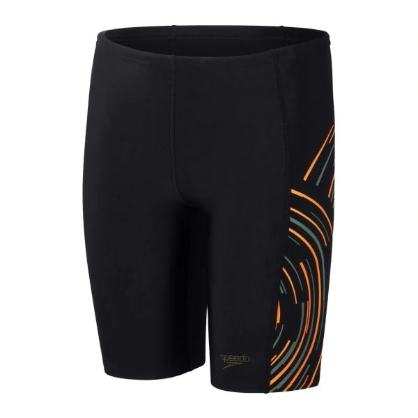 Speedo Plmt Jam-mer Erkek Çocuk Mayosu Siyah-Turuncu