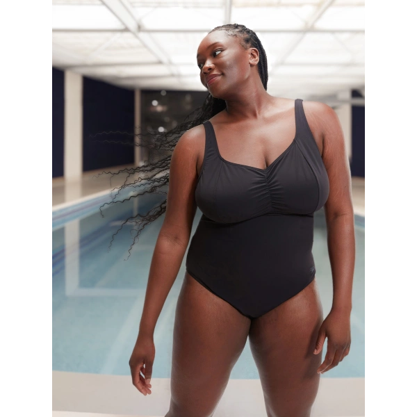 Speedo Spdscu Aquanıte Kadın Yüzücü Mayosu Siyah