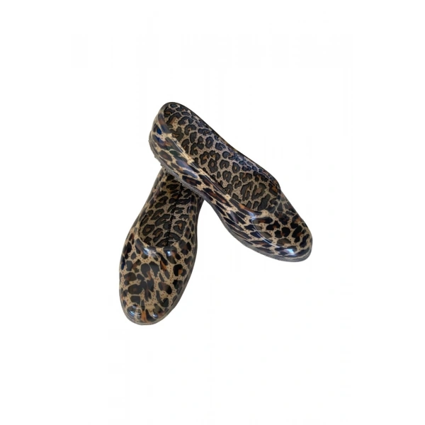 Zenne Çiçekli Bahçe ve Tarım Kadın Ayakkabısı 36-40 Leopar