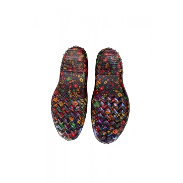 Zenne Çiçekli Bahçe ve Tarım Kadın Ayakkabısı 36-40 Sarı