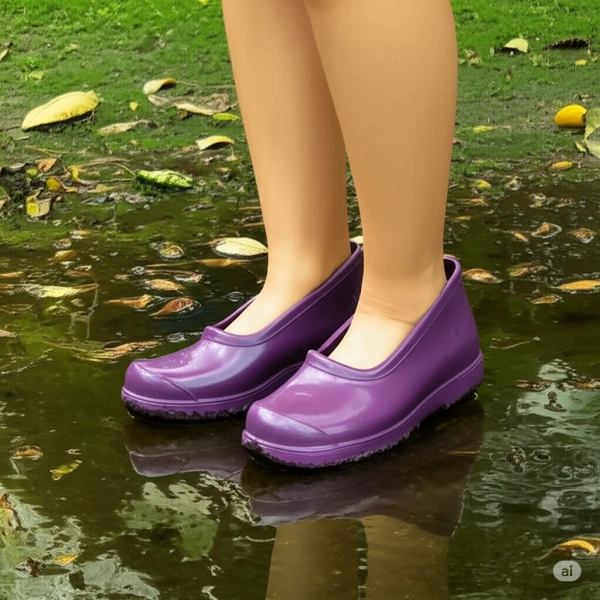 Zenne Renkli Çıplak Bahçe ve Tarım Kadın Ayakkabısı 35-41 Mürdüm