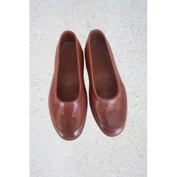 Zenne Renkli Çıplak Bahçe ve Tarım Kadın Ayakkabısı 35-41 Kahverengi