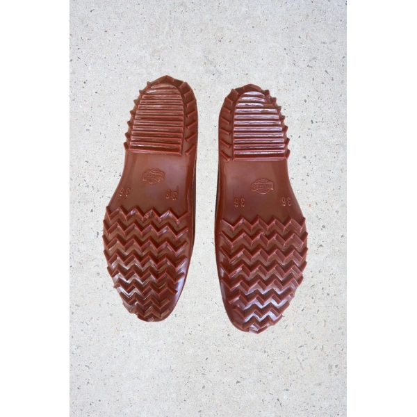 Zenne Renkli Çıplak Bahçe ve Tarım Kadın Ayakkabısı 35-41 Kahverengi