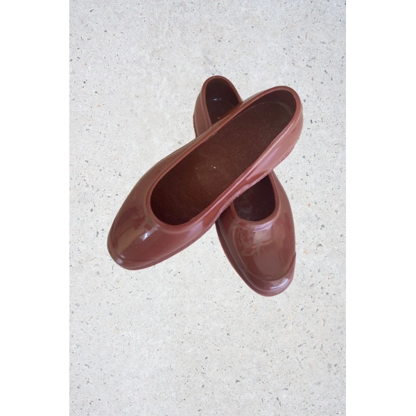 Zenne Renkli Çıplak Bahçe ve Tarım Kadın Ayakkabısı 35-41 Kahverengi