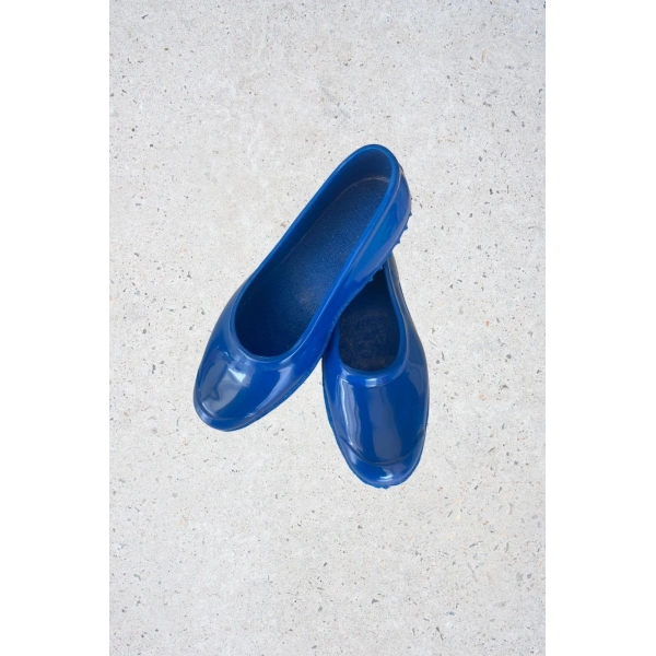 Zenne Renkli Çıplak Bahçe Tarım Kadın Ayakkabısı 35-41 Mavi