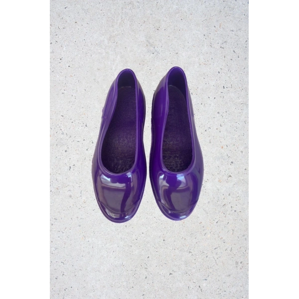 Zenne Renkli Çıplak Bahçe ve Tarım Kadın Ayakkabısı 35-41 Mor