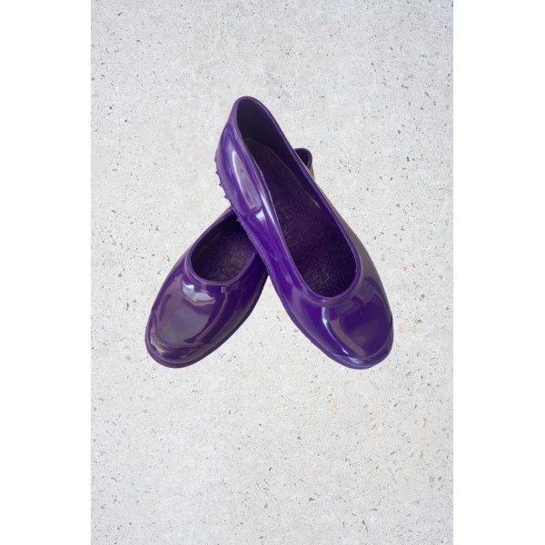 Zenne Renkli Çıplak Bahçe ve Tarım Kadın Ayakkabısı 35-41 Mor