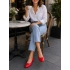 Zenne Topuklu Çaça Makosen 36-40 Kırmızı