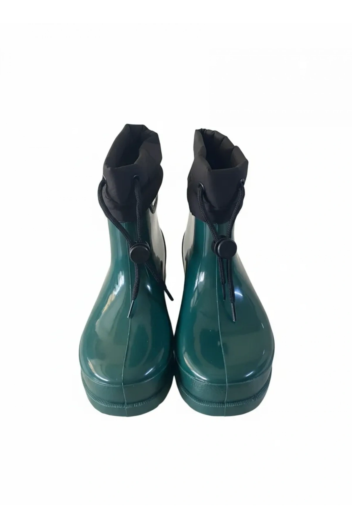 Konçlu Peluşlu Unisex Potin Kadın Yağmur Botu 36-40 Yeşil