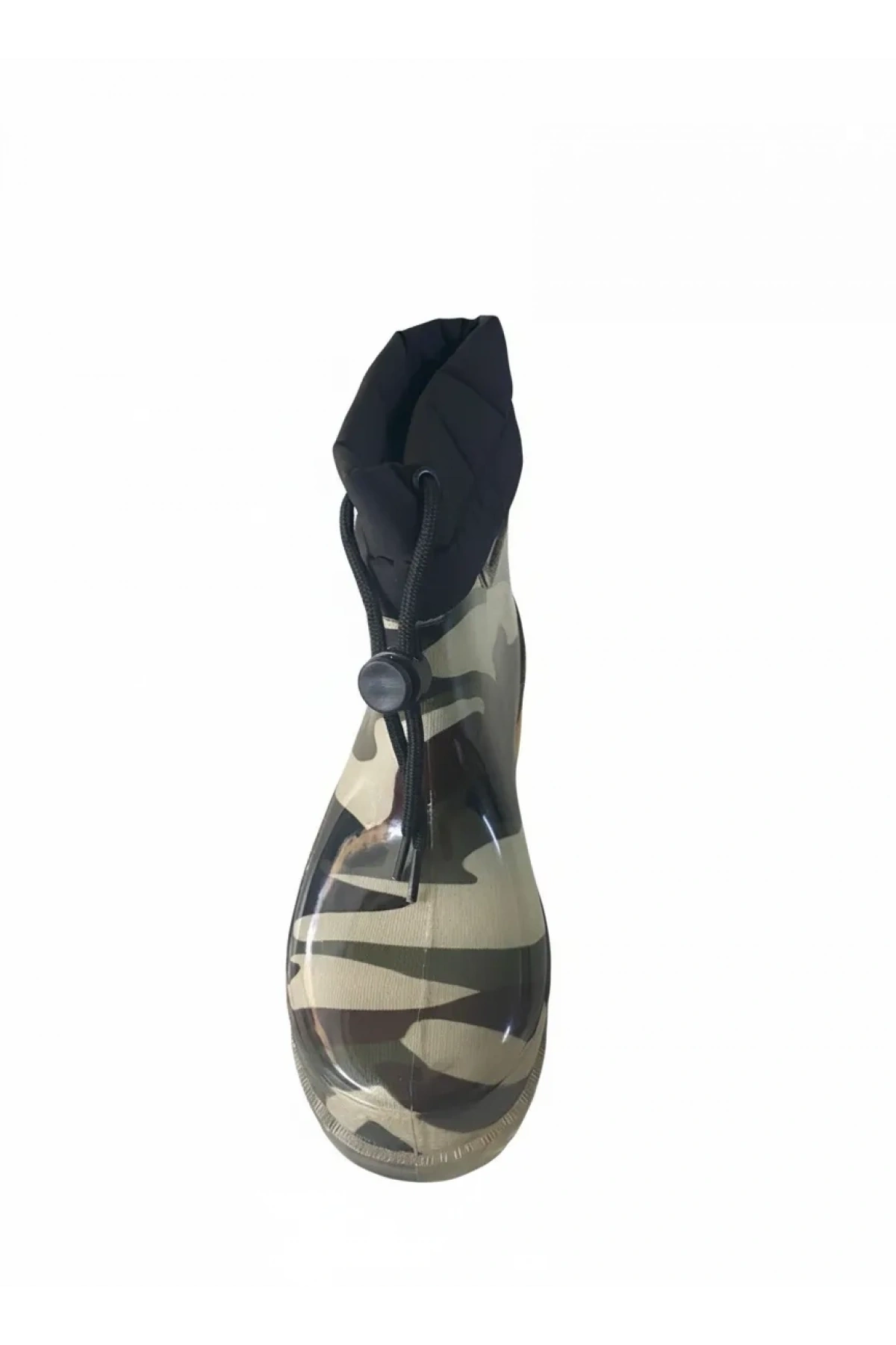 Konçlu Peluşlu Unisex Potin Yağmur Botu 36-40 Askeri Kamuflaj