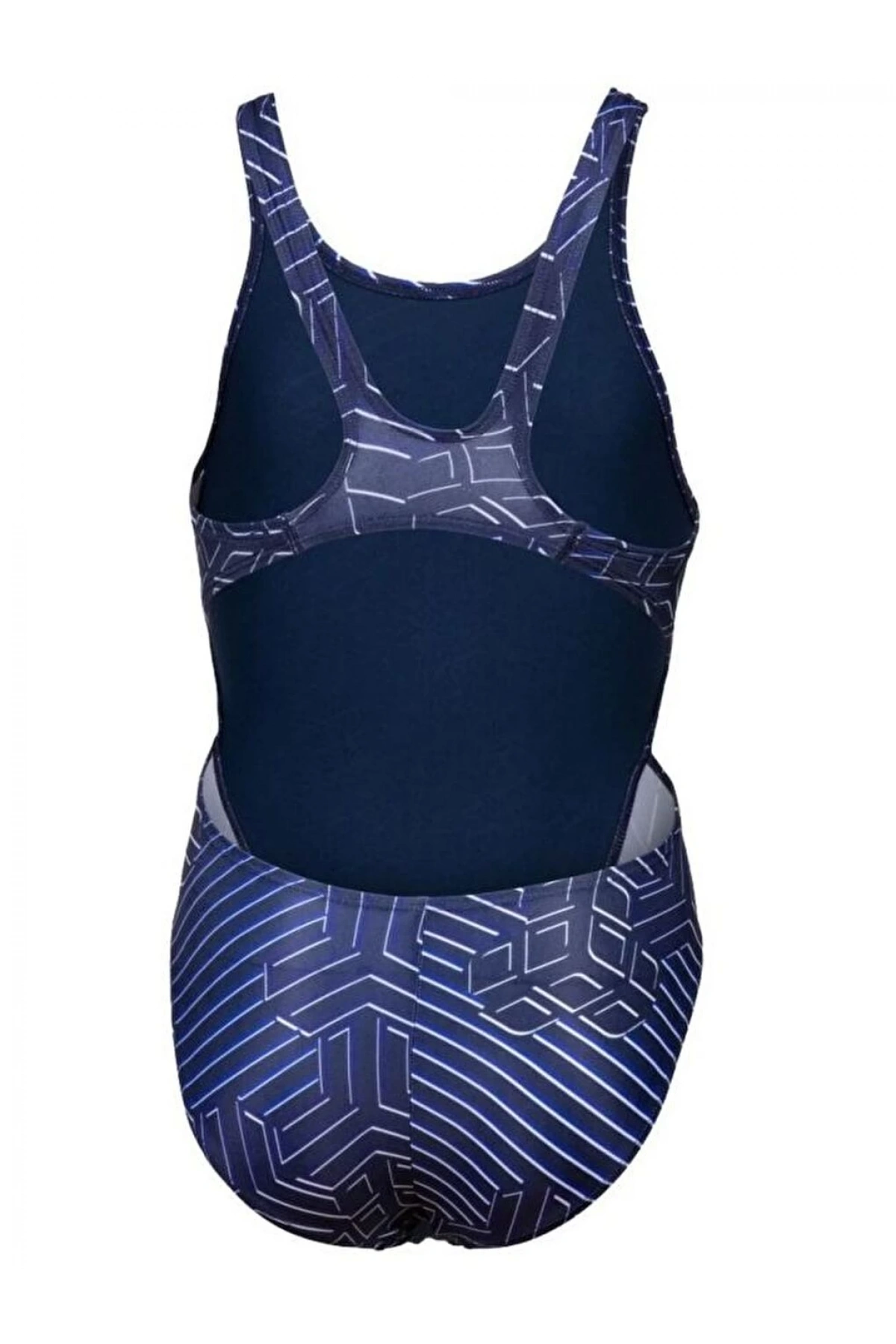 Arena Kık-ko Kız Çocuk Yüzücü Mayosu Lacivert-Beyaz