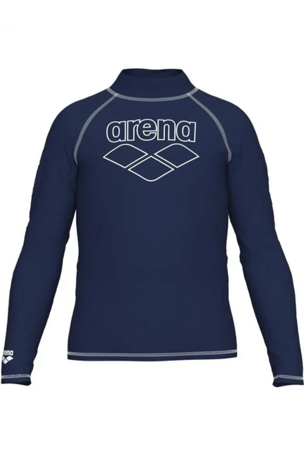 Arena Rash Vest L/s Graphic Erkek Çocuk Yüzücü Tişörtü Lacivert