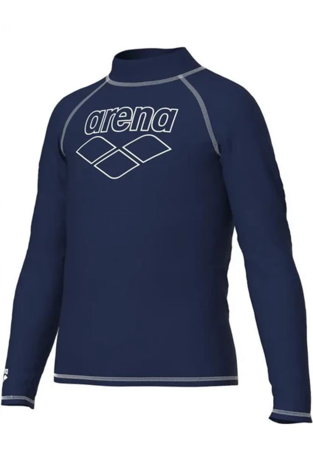 Arena Rash Vest L/s Graphic Erkek Çocuk Yüzücü Tişörtü Lacivert