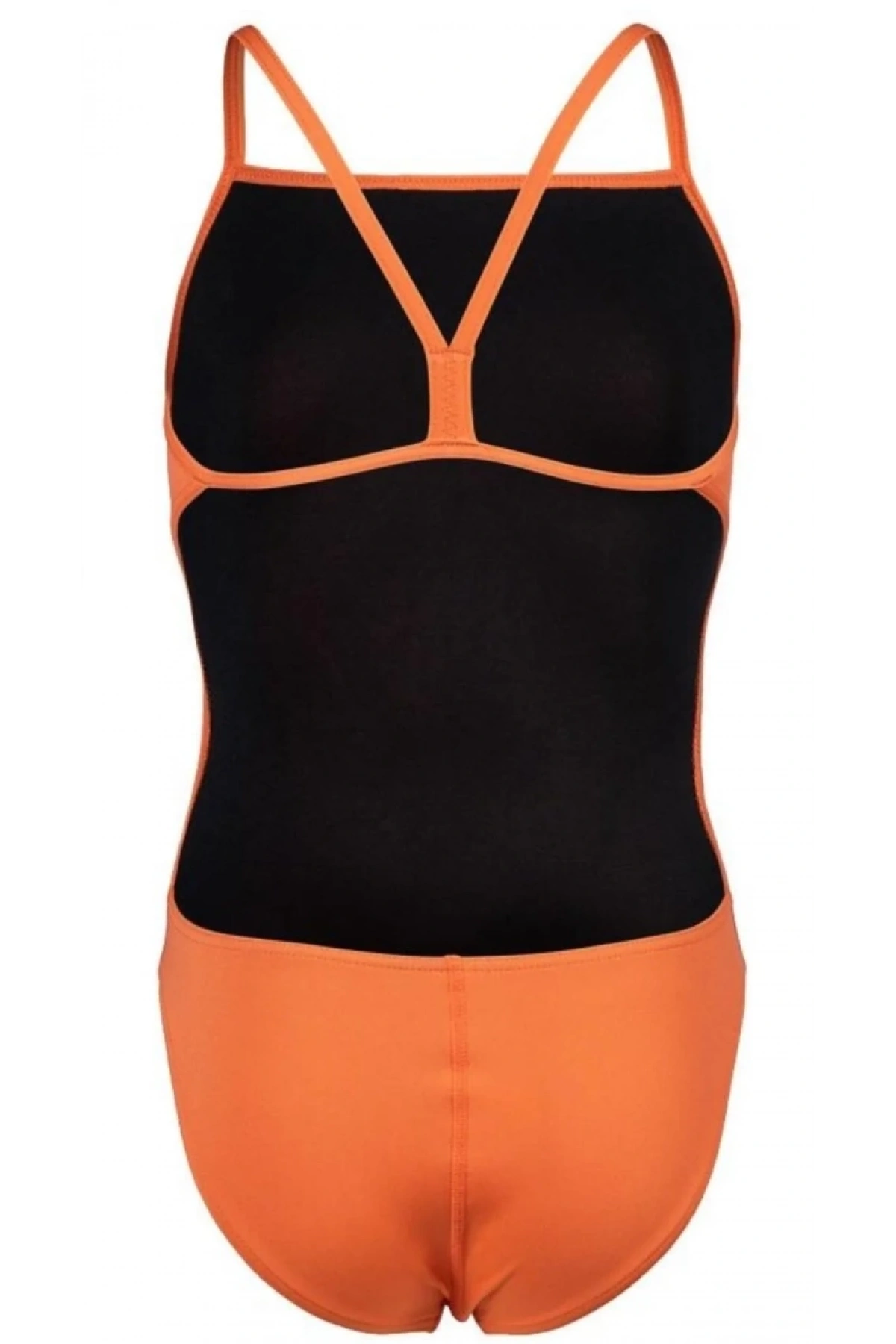 Arena Team Swimsuit Challenge Solid Kız Çocuk Mayosu Turuncu