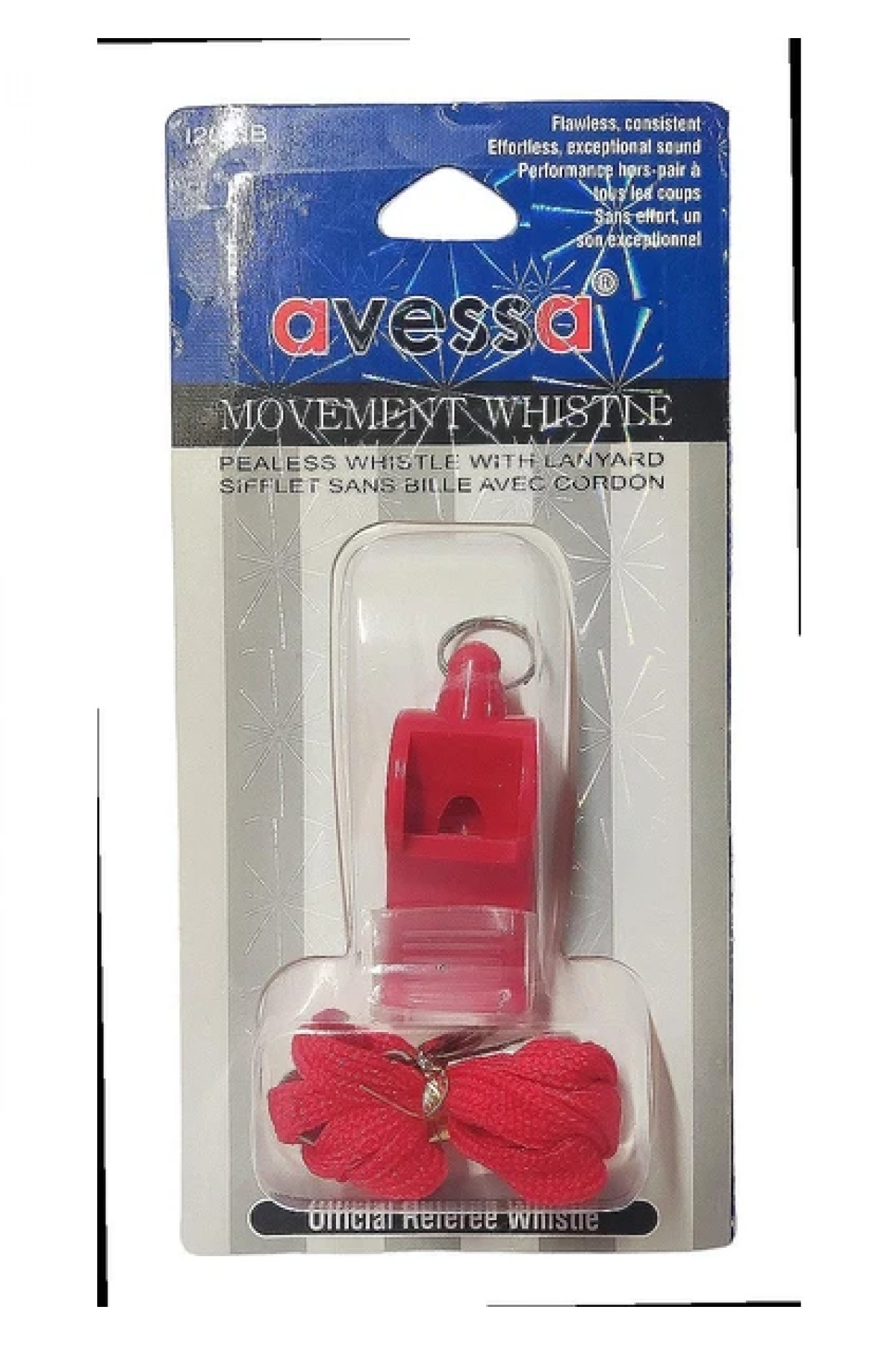 Avessa Dk-10 120 Desibel İpli Kırmızı Düdük