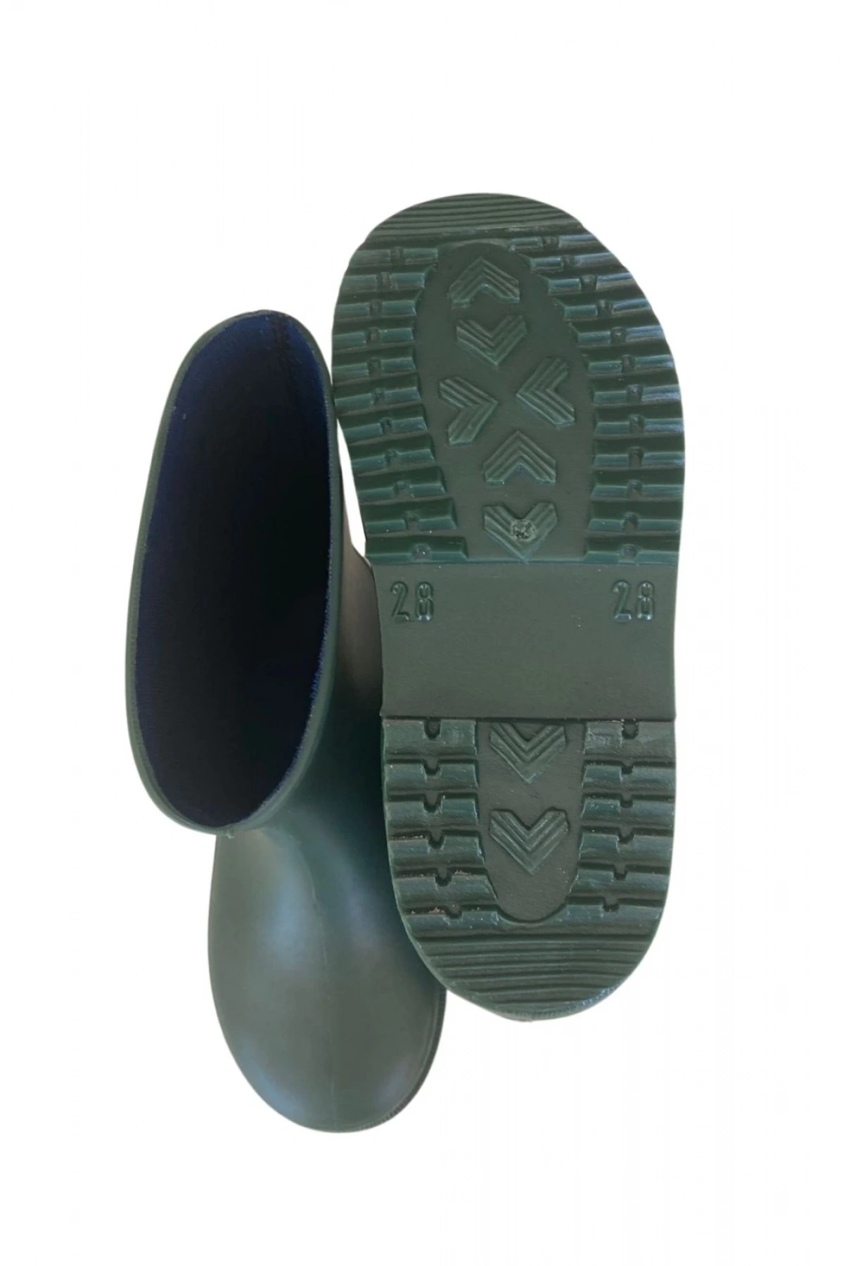 Bahçe ve Yağmur Renkli Çocuk Çizmesi 26-35 Yeşil