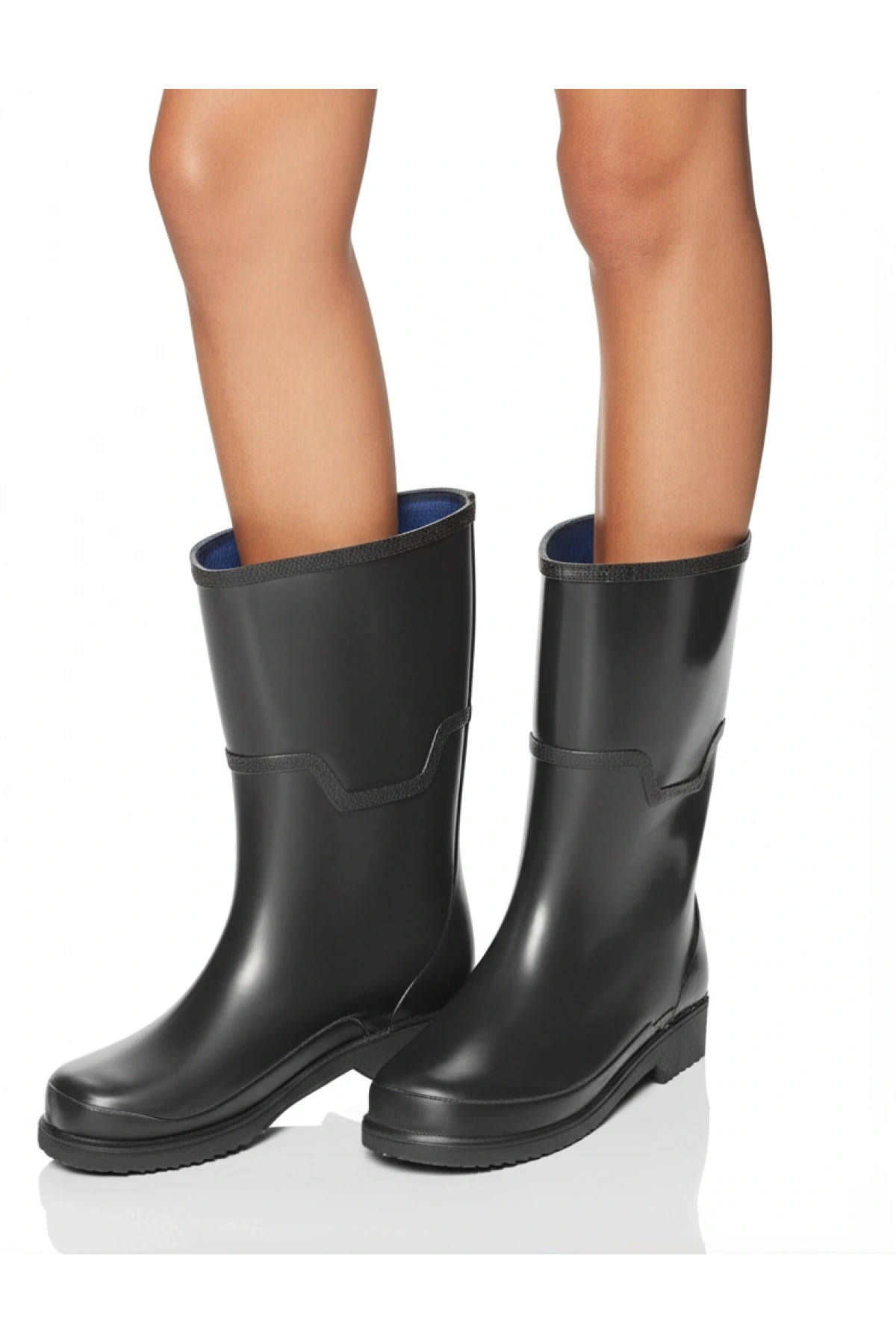 Bahçe ve Yağmur Renkli Kadın Çizmesi 36-40 Siyah