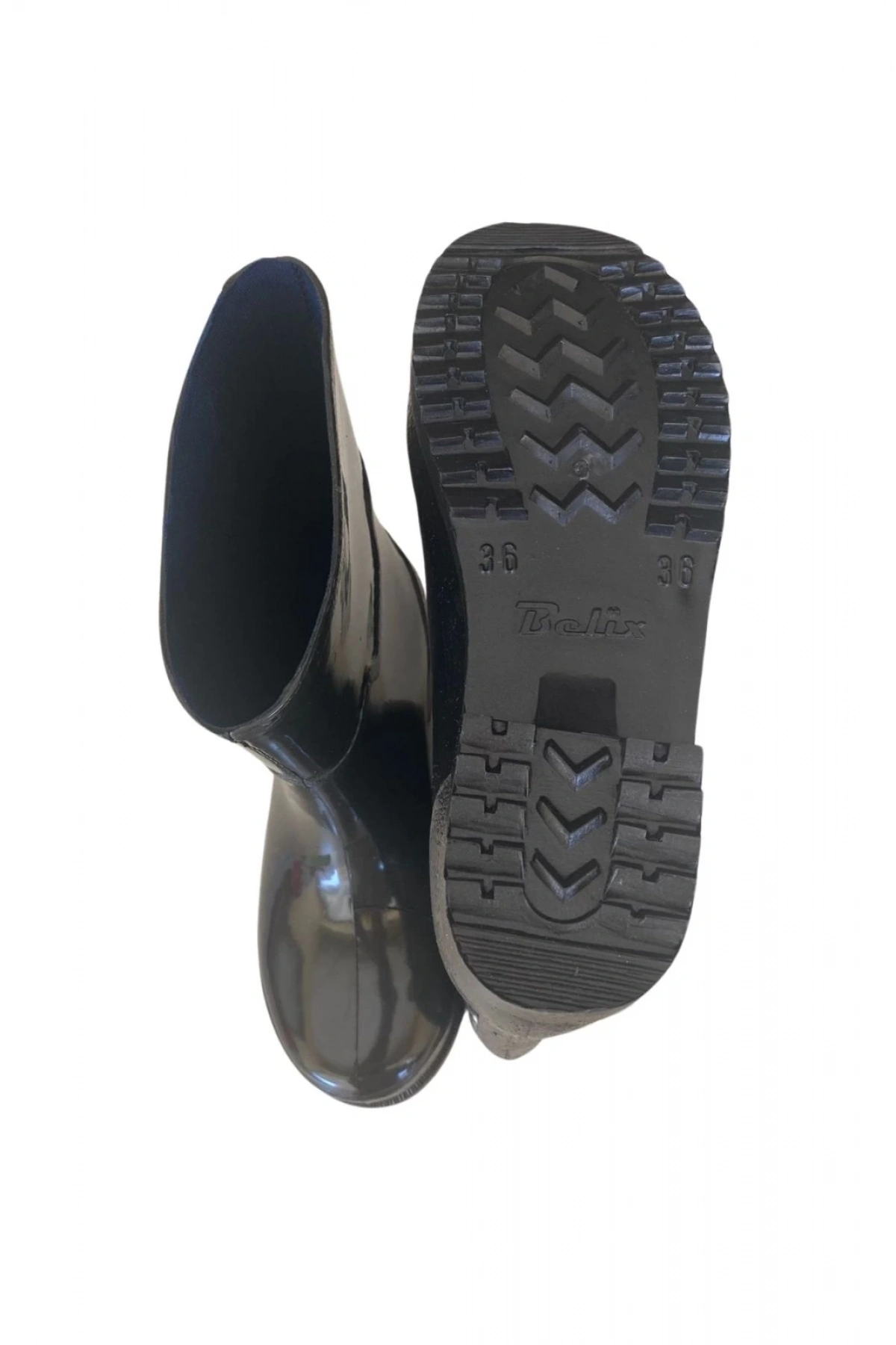 Bahçe ve Yağmur Renkli Kadın Çizmesi 36-40 Siyah