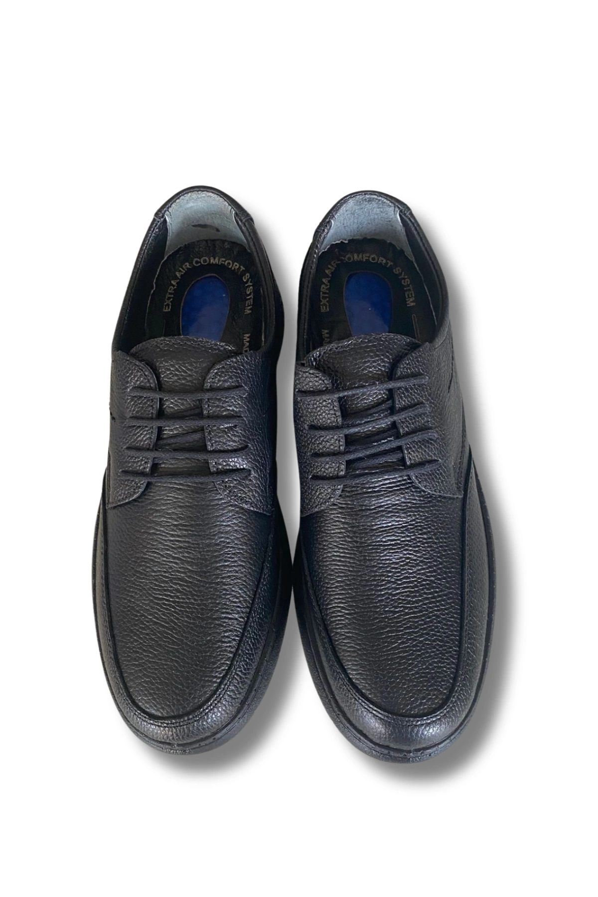 Belix Confort Bağcıklı Deri Erkek Ayakkabı 40-45 Siyah