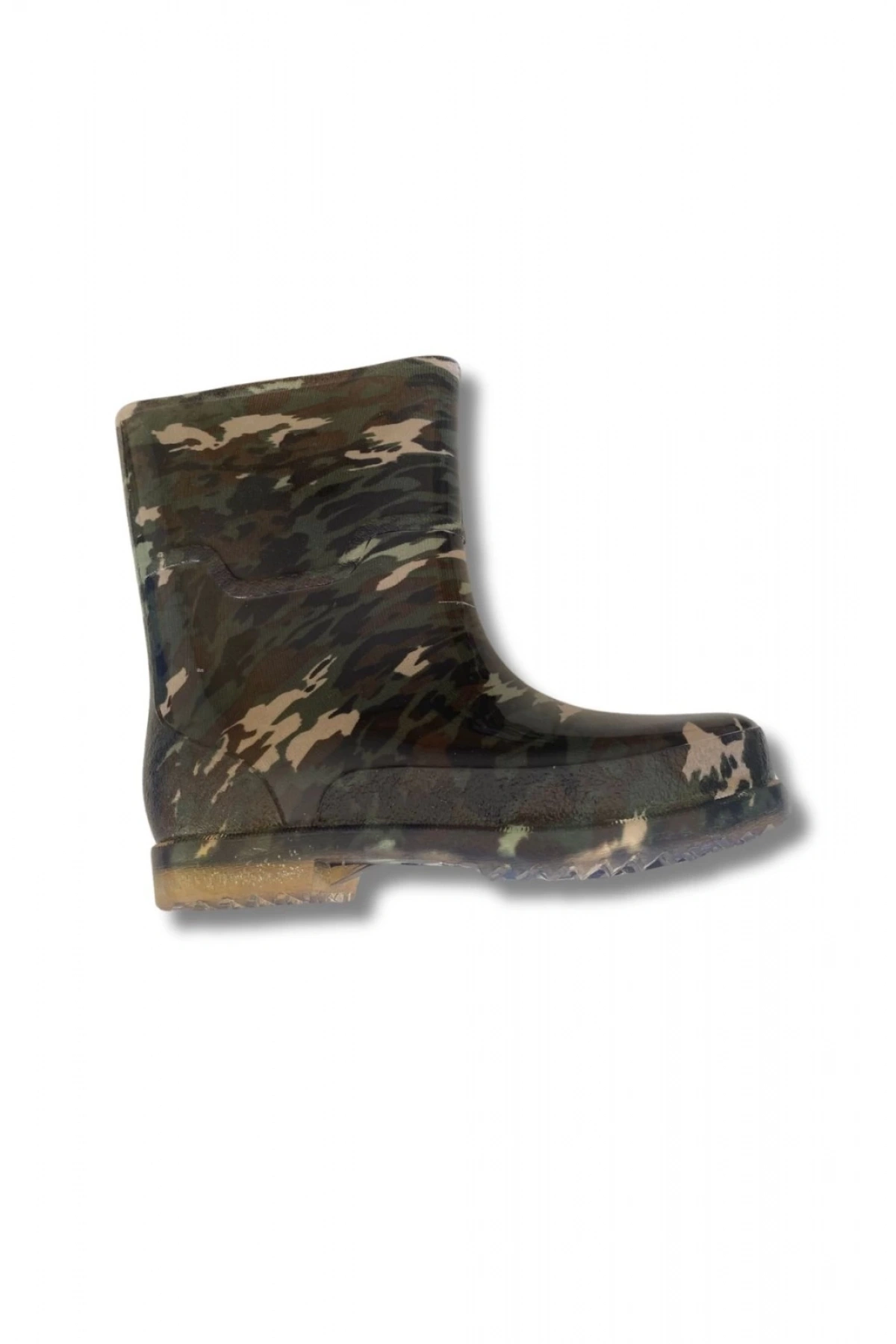 Bahçe ve Yağmur Çiçekli Kadın Çizmesi 36-40 Kamuflaj