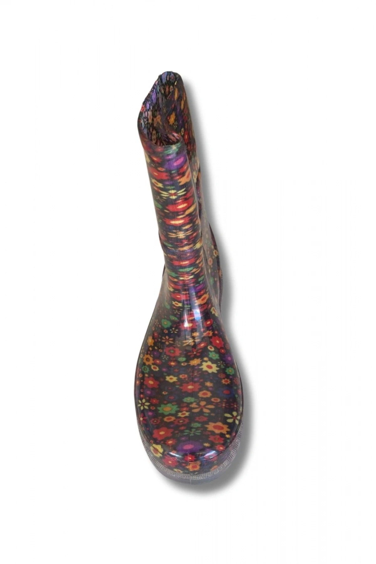 Bahçe ve Yağmur Çiçekli Kadın Çizmesi 36-40 Sarı