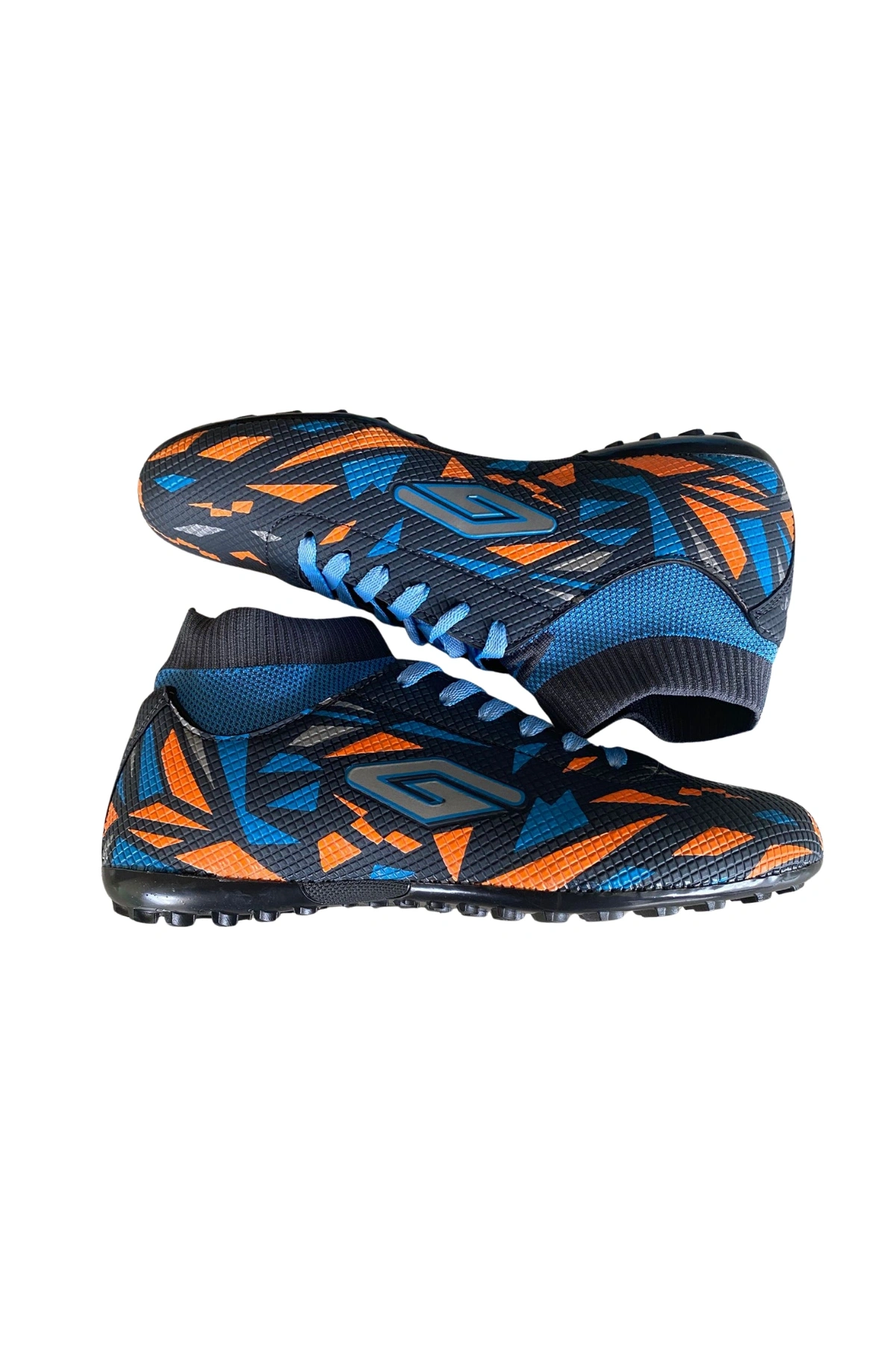 Dugana Çoraplı Halı Saha Ayakkabı 40-44 Füme-Turkuaz