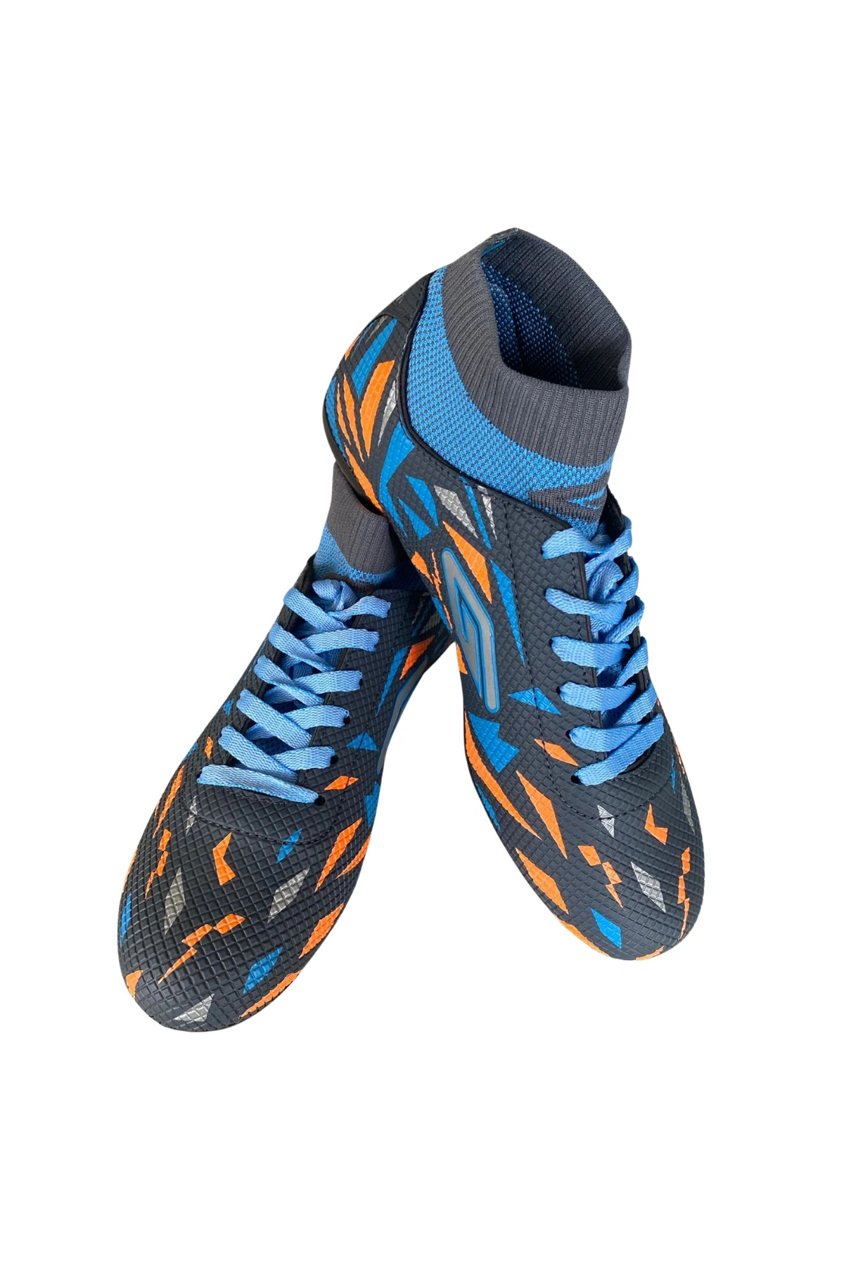 Dugana Çoraplı Halı Saha Ayakkabı 40-44 Füme-Turkuaz