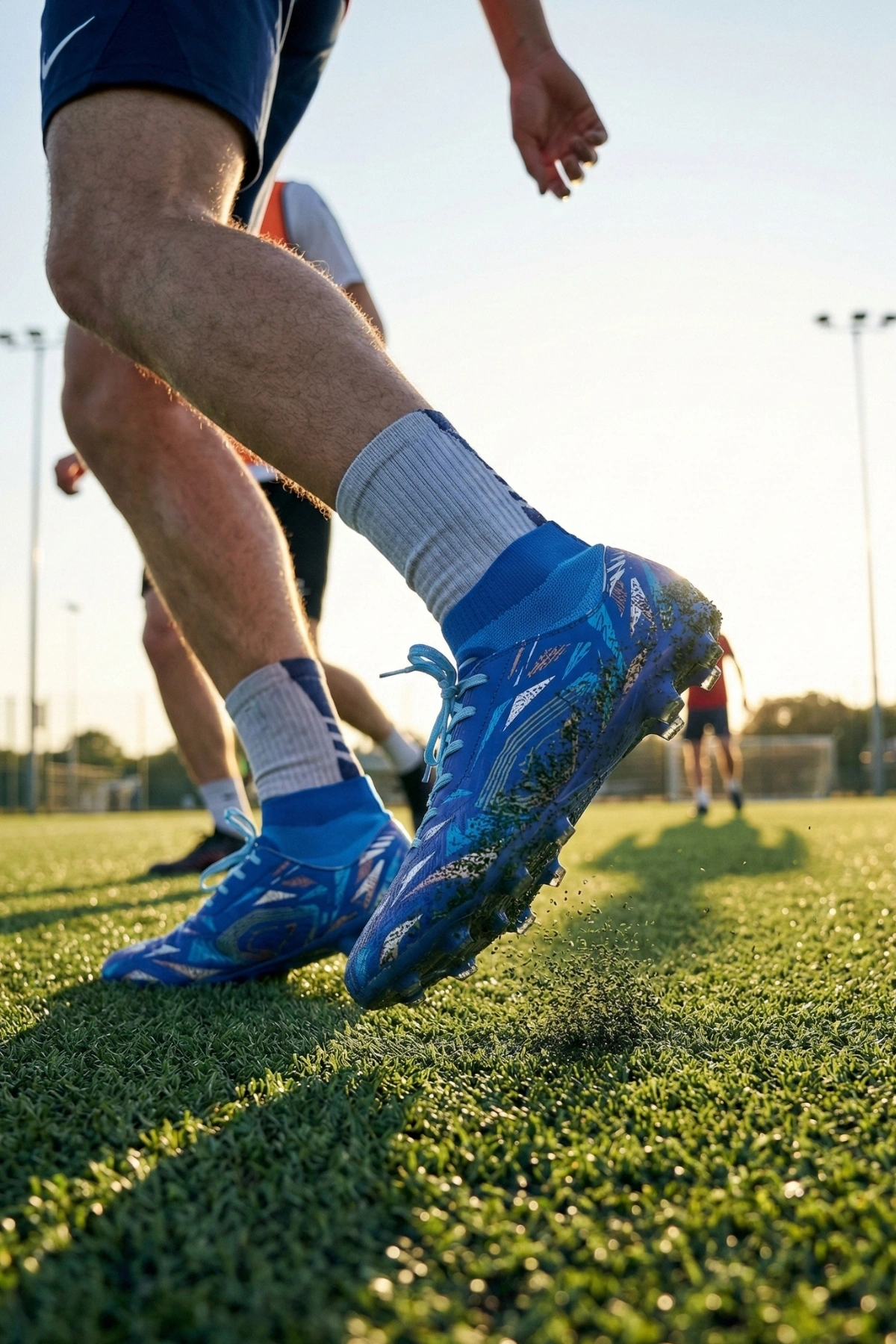 Dugana Çoraplı Halı Saha Ayakkabı 40-44 Mavi