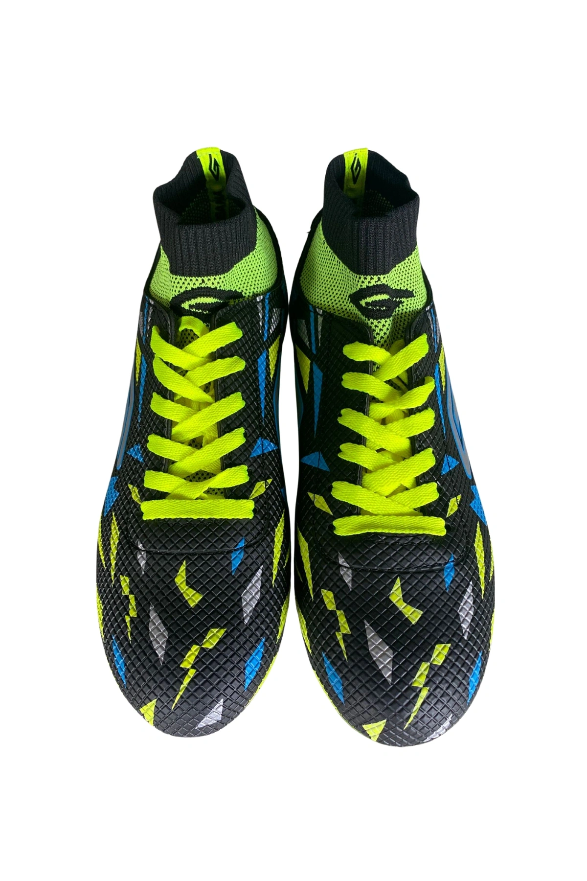 Dugana Çoraplı Krampon Ayakkabı 40-44 Siyah-Fosfor Sarı