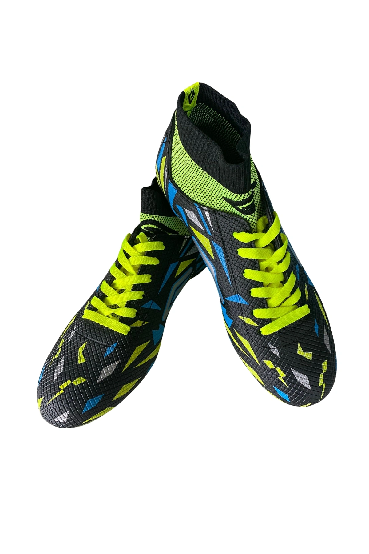 Dugana Çoraplı Krampon Ayakkabı 40-44 Siyah-Fosfor Sarı