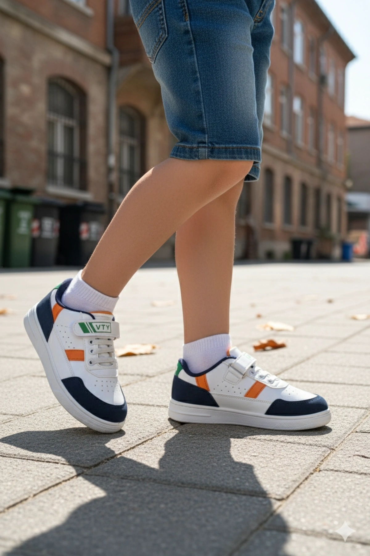 El Vty Kids Erkek Çocuk Spor Ayakkabısı 26-35 Beyaz-Laci