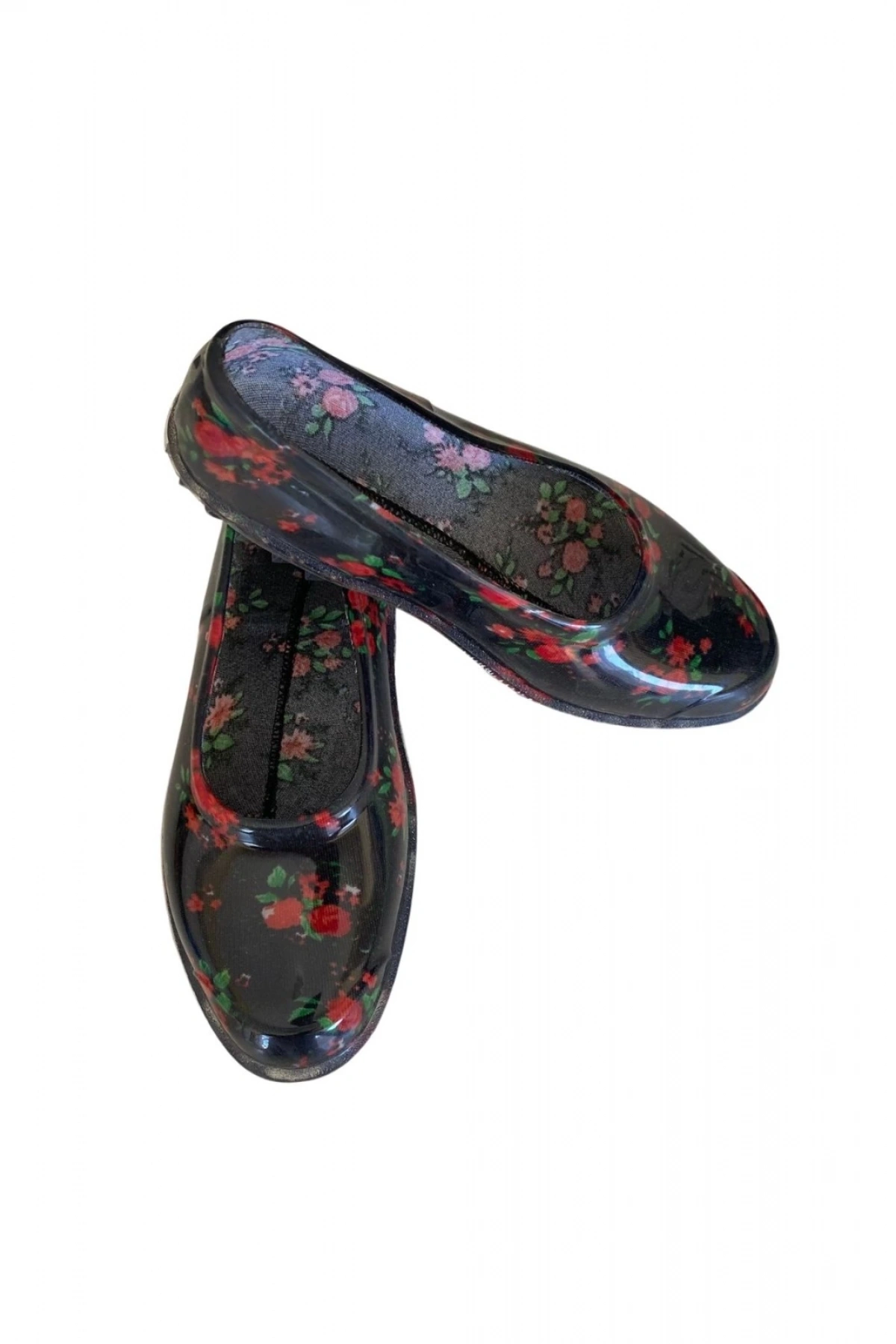 Filet Çiçekli Bahçe ve Tarım Kız Çocuk Ayakkabısı 29-35 Kırmızı