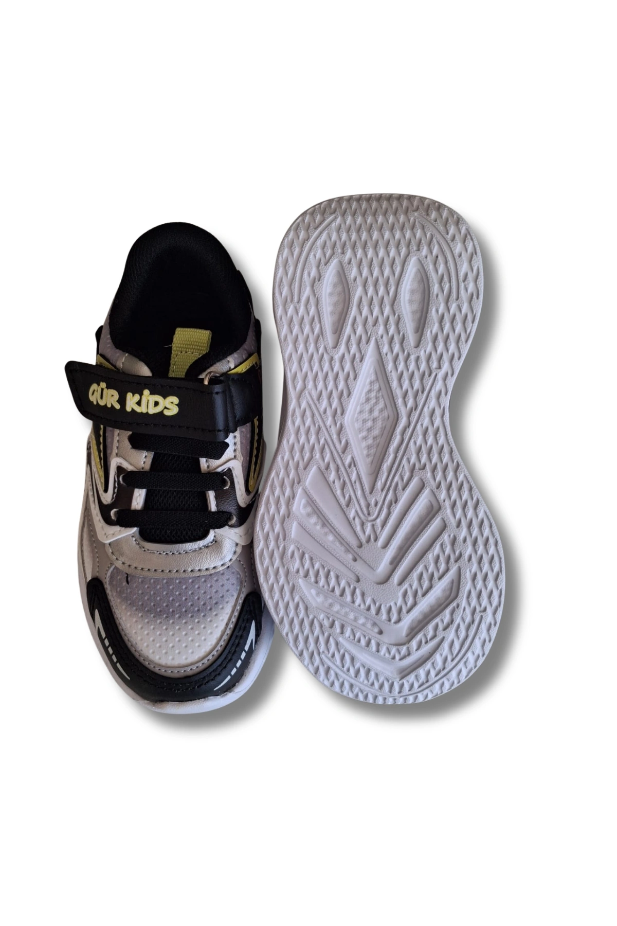 Belix-Gür Kids Erkek Çocuk Spor Ayakkabısı 26-35 Siyah-Sarı