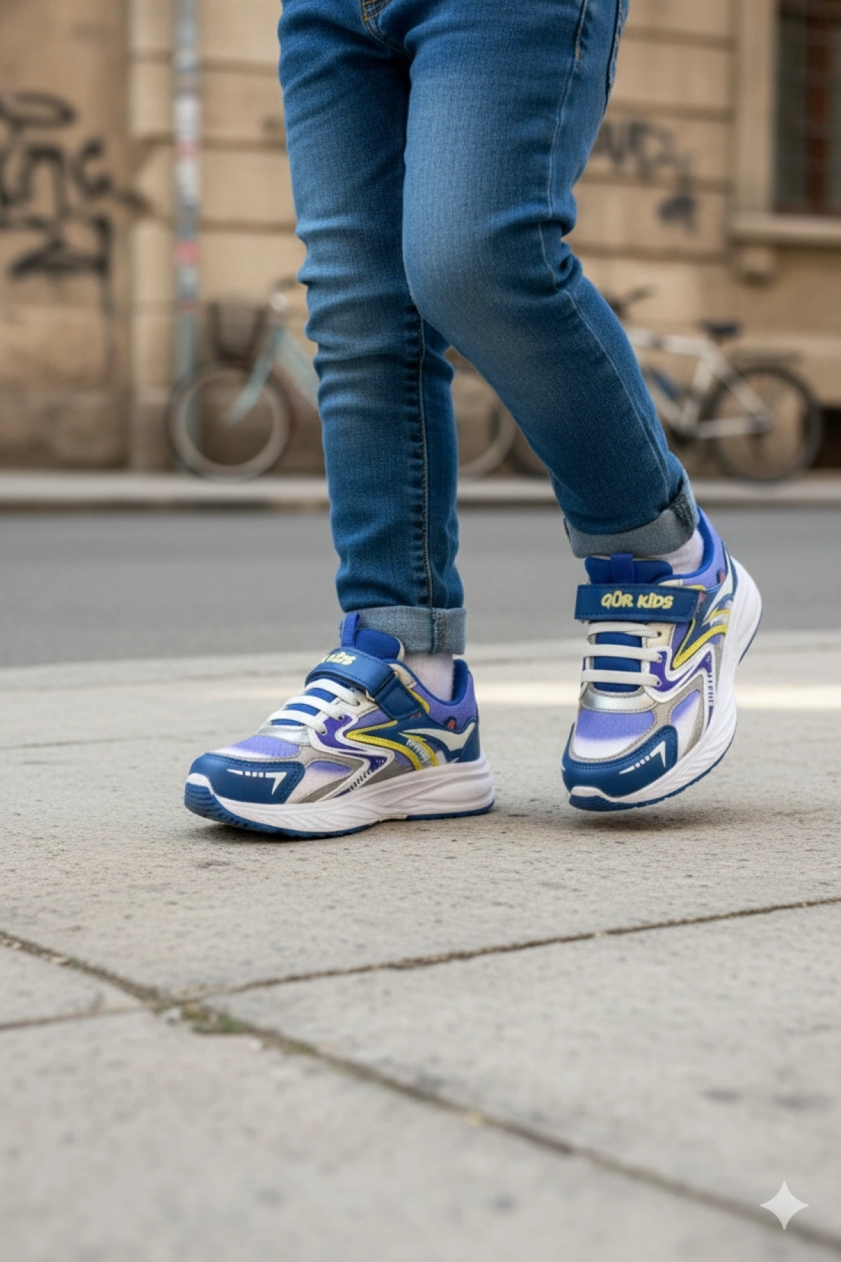 Belix-Gür Kids Erkek Çocuk Spor Ayakkabısı 31-35 Mavi