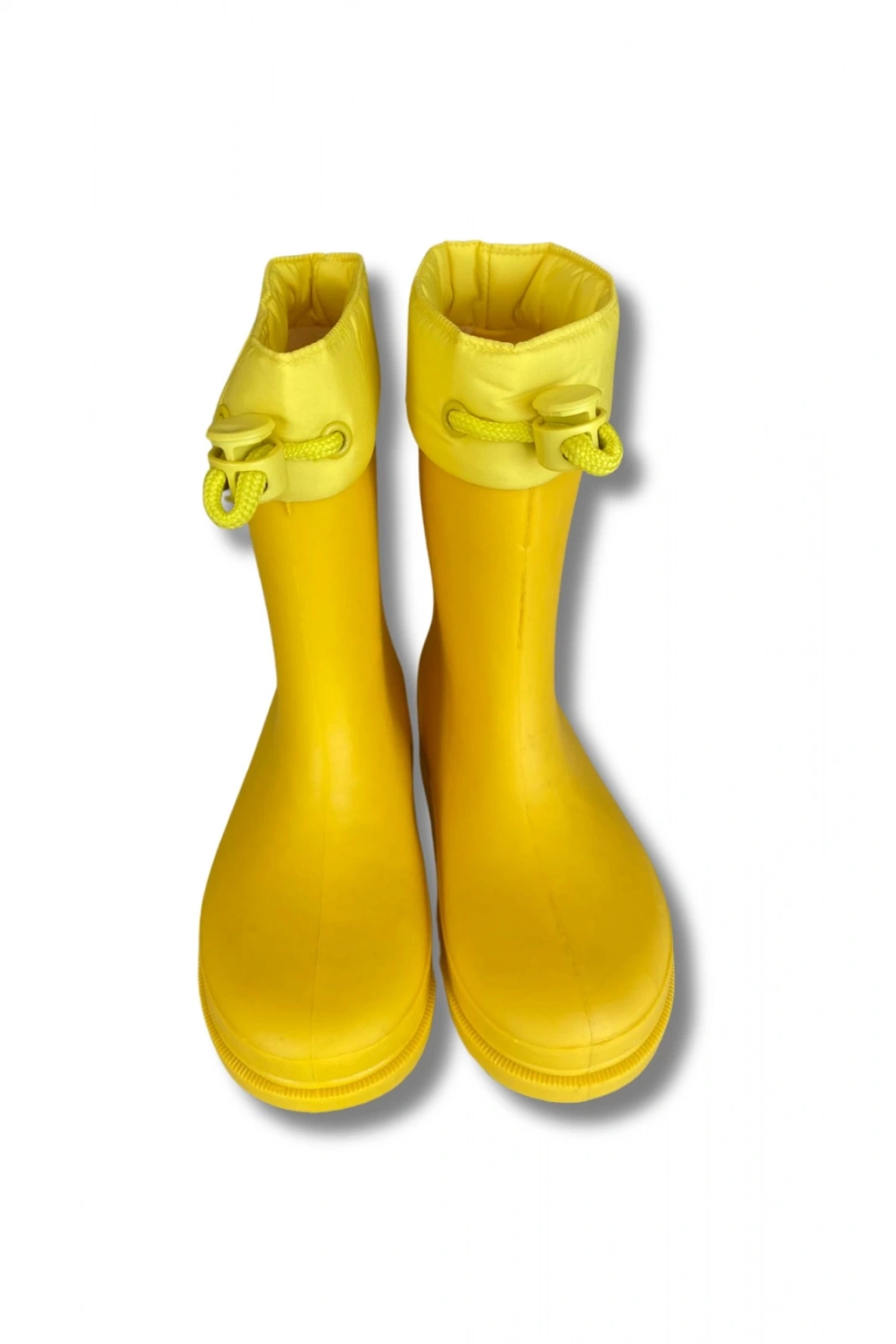 Konçlu Erkek Çocuk Yağmur Çizmesi 26-35 Sarı