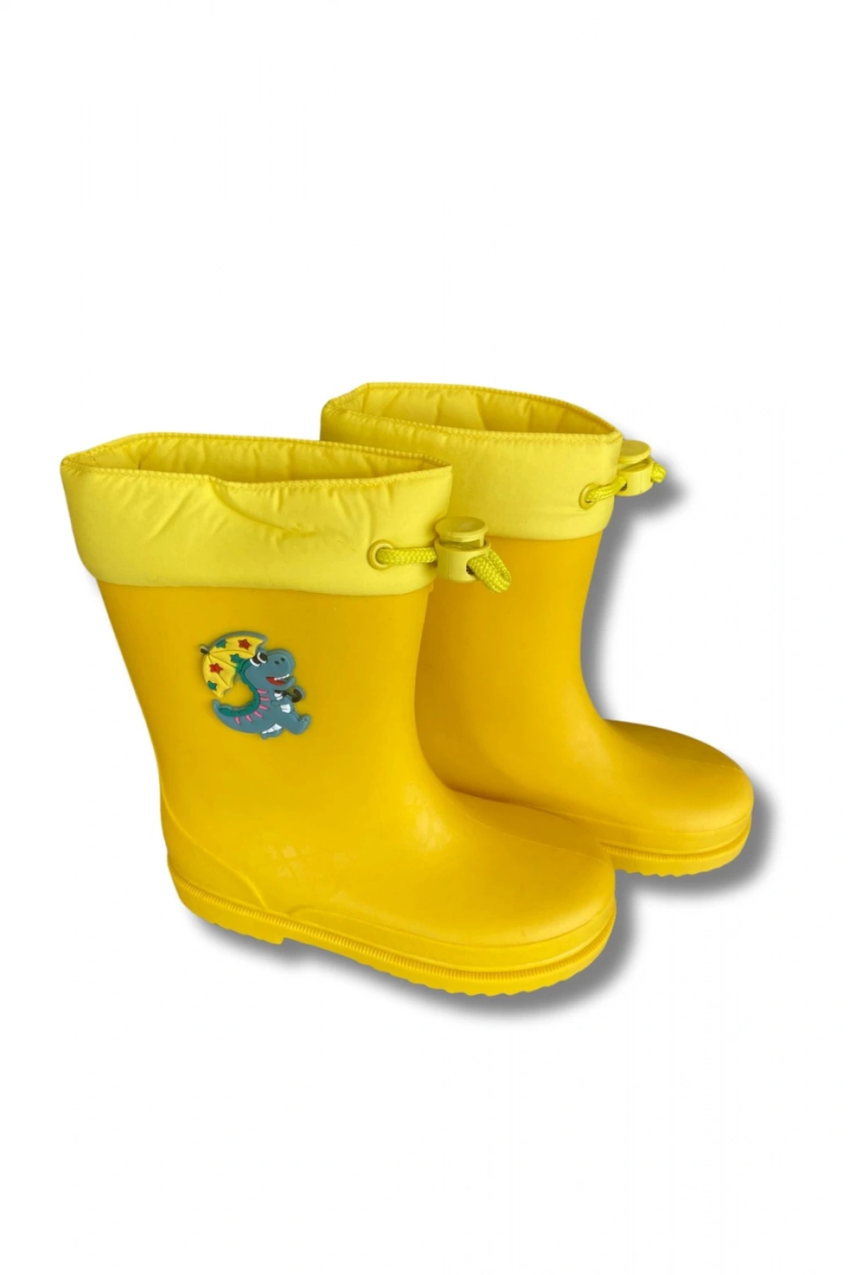 Konçlu Erkek Çocuk Yağmur Çizmesi 26-35 Sarı